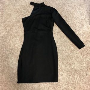 Lulus black one shoulder dress